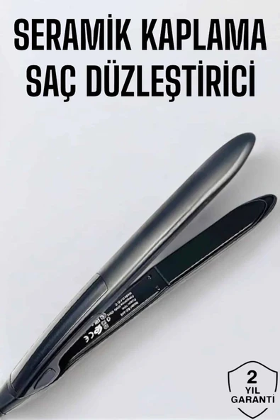 Saç Düzleştirici Led Ekranlı Isı Ayarlı Seramik Kaplama Profesyonel ürün görseli 1