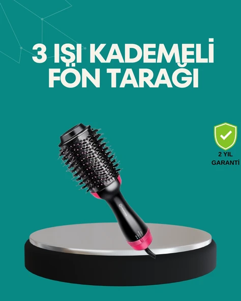 Kurutmalı Saç Şekillendirici Fönlü Fırça 1200 Watt Güç ürün görseli 1