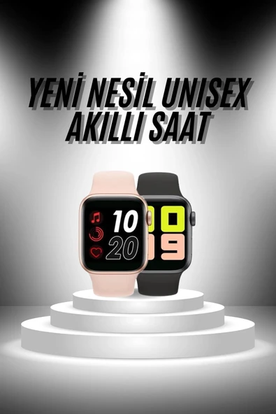 Yeni Nesil Çok Tercih Edilen Akıllı Saat Müzik Dinleme Tema Değiştirme Çağrı Cevaplama ürün görseli 1