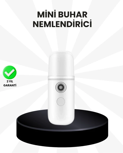Kablosuz Şarjlı Mini Buhar Nemlendirici – Cilt Ortam İçin Taşınabilir Akıllı Cihaz ürün görseli 1