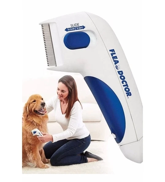 Flea Doctor Köpekler İçin Pilli Pire Tarağı ürün görseli 1