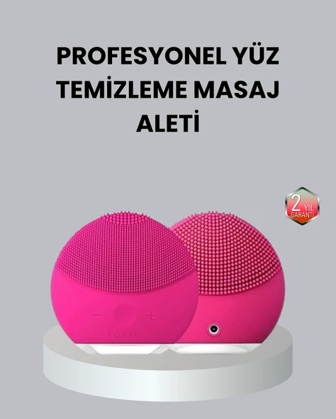 3 Fonksiyonlu Yüz Temizleme Masaj – Su Geçirmez, Şarjlı, Ölü Deri Temizleyici Cilt Yenileyici ürün görseli 1