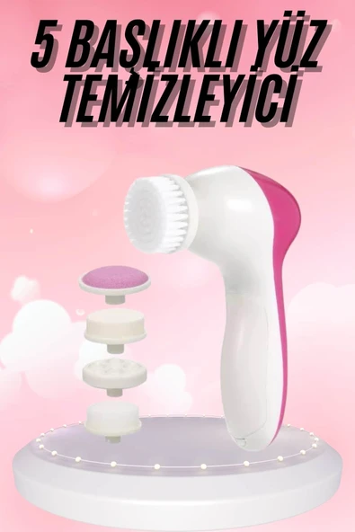 5 Başlıklı Titreşimli Cilt Temizleme Seti Canlandırıcı Onarıcı ürün görseli 1