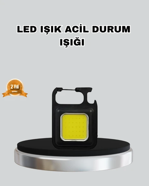Usb Şarjlı 800 Lümen Led Fener – Mini Boy, 3 Işık Modlu, Anahtarlık Tipi El Feneri ürün görseli 1