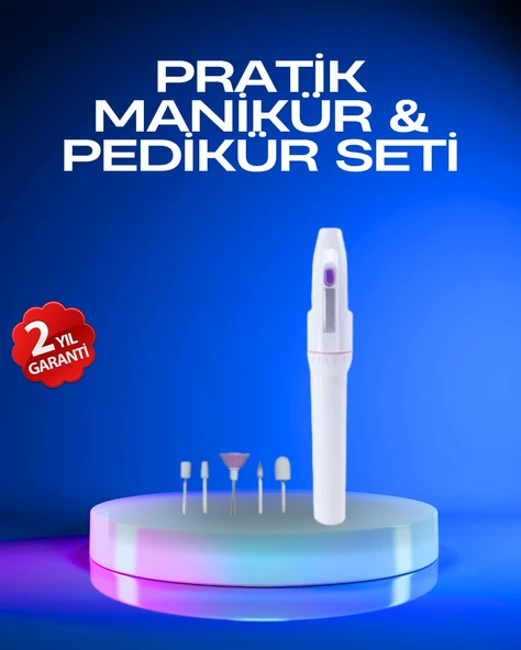 Taşınabilir Profesyonel Elektrikli Tırnak Matkap Seti – Sessiz, Güçlü Dayanıklı ürün görseli 1