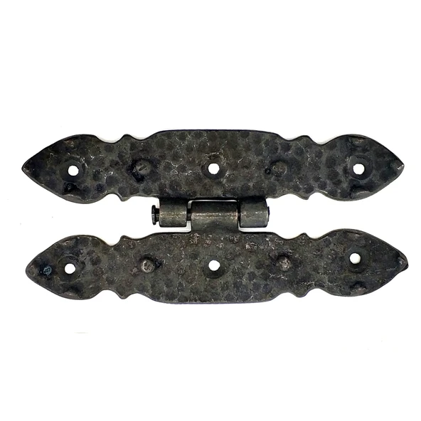 Antika Tarz Dekoratif Pirinç Düğmeli Menteşe - 142X69 Mm, Oksit ürün görseli 1