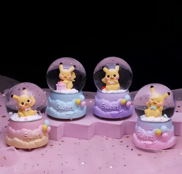 Pokemon Işıklı Kar Küresi 9 Cm Alk3399 ürün görseli 1