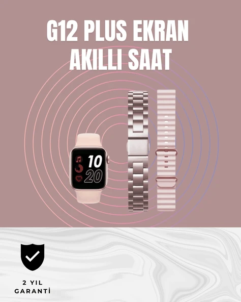 Titreşimli Bildirimli Akıllı Saat – Nabız, Gps, Spor Modları, Telefon Eşleştirme Özellikli ürün görseli 1