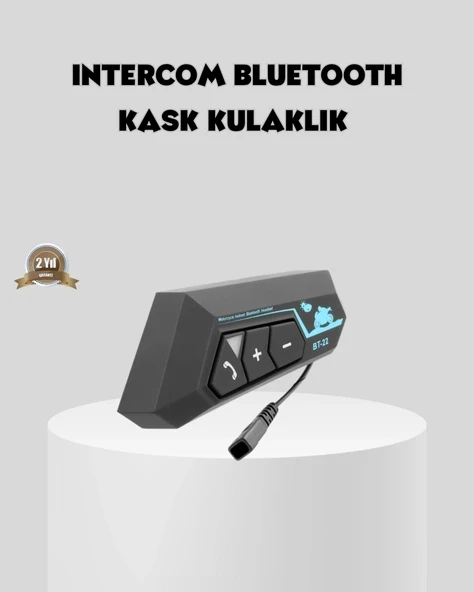 Bt22 Kask İçi Bluetooth Kulaklık Hızlı Eşleşme Gürültü Önleyici Mikrofon ürün görseli 1