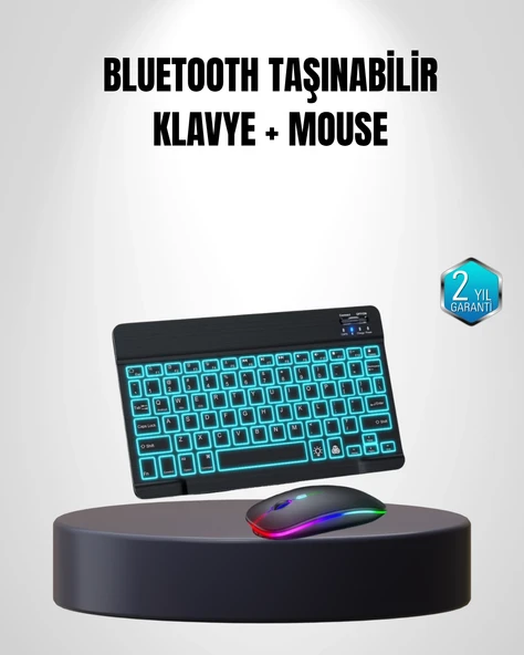Türkçe Q Klavye Rgb Işıklı Ergonomik Tasarımlı ürün görseli 1