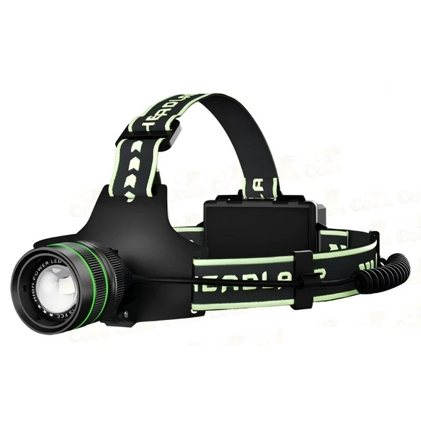 Bedotech Bd-9 60W Tg + Smd Led Alüminyum Alaşımlı Zoomlu Type-C Şarjlı Sensörlü Kafa Feneri ürün görseli 1