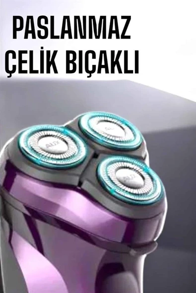 Profesyonel Şarjlı Saç Sakal Tıraş Makinesi Hassas Kesim ürün görseli 1
