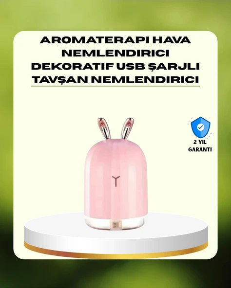 200 Ml Ultrasonik Aroma Difüzör Hava Nemlendirici Gece Lambalı ürün görseli 1