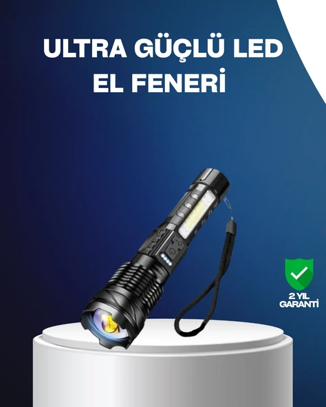 Acil Durum İçin Güçlü Led El Feneri ürün görseli 1