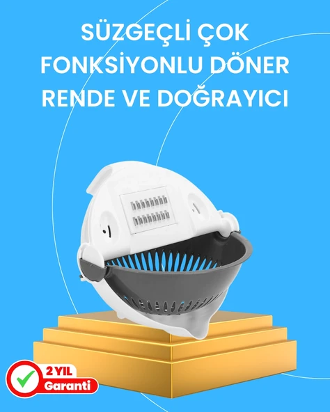 Çok Fonksiyonlu Dilimleyici Süzgeçli Mutfak Atı ürün görseli 1