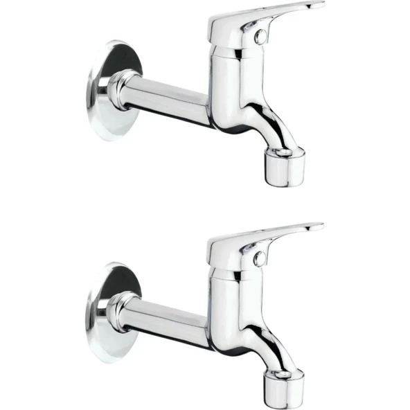 2Li Aç Kapa Mix Lavabo Musluk Wc Lavabo Uzun Musluk Perlatörlü ürün görseli 1