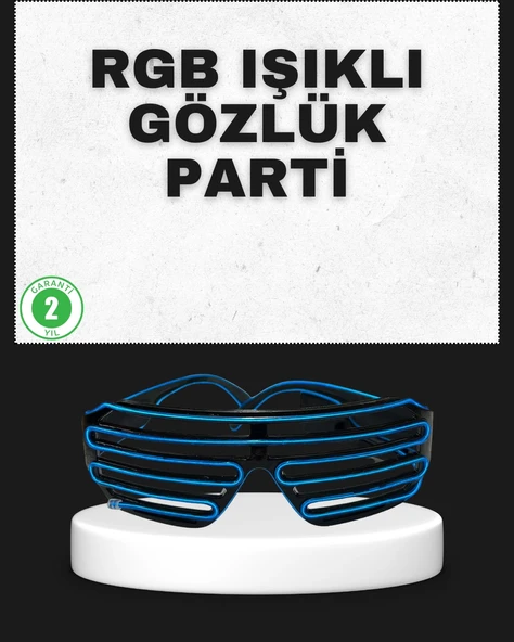 Parti Organizasyonlara Özel Led Işıklı Gözlük ürün görseli 1