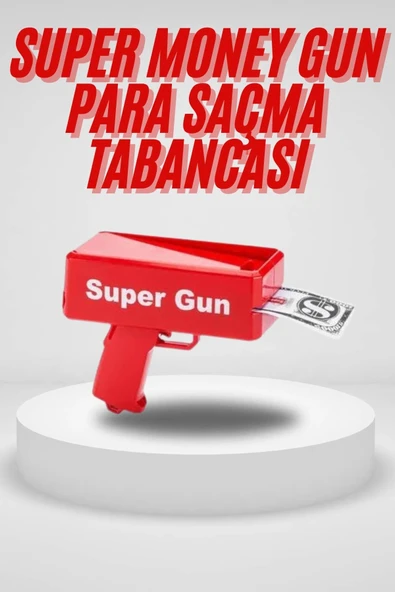 Saçma Tabancası Kırmızı Fırlatma Oyuncağı Parti Eğlencesi ürün görseli 1