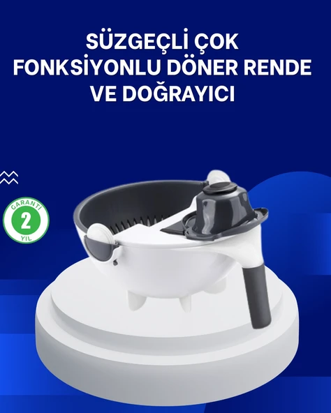 Mutfak İçin Pratik 5 Bıçaklı Rende Süzgeç Seti ürün görseli 1
