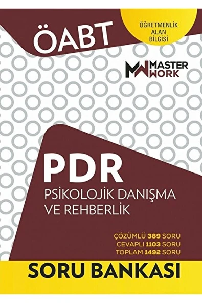 Öabt Psikolojik Danışma Rehberlik 5 Deneme Master Work ürün görseli 1