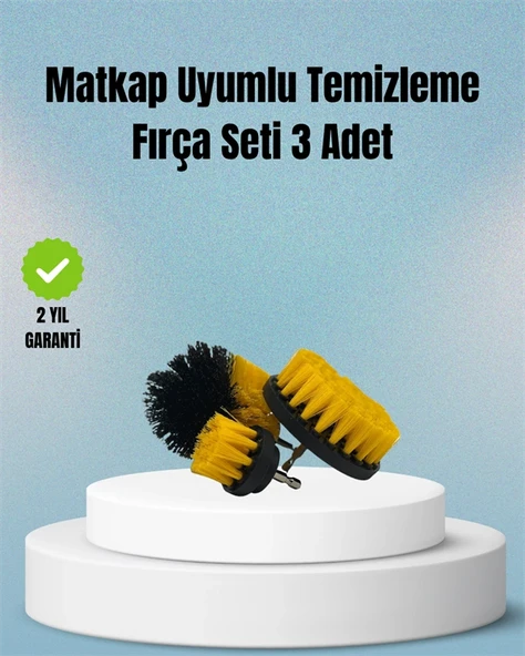 Matkap Uyumlu Temizlik Fırçası – Kablolu Akülü Matkaplarla Kullanılabilir ürün görseli 1