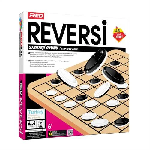 REDKA RD5128 STRATEJİ OYUNU REVERSİ AHŞAP 6+ ürün görseli 1