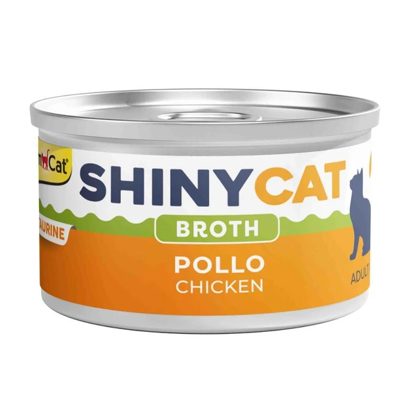 Gimcat Shinycat Broth Tavuklu Kedi Konservesi 70 gr ürün görseli 1