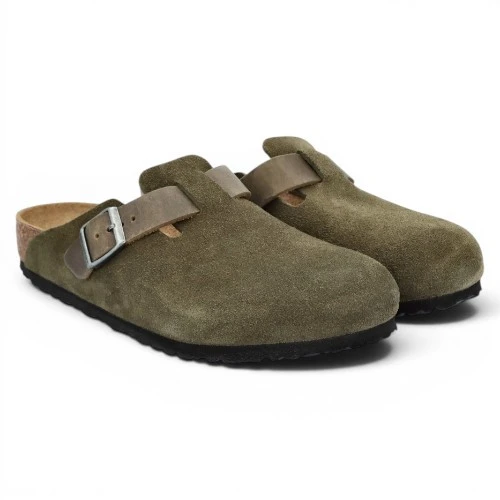 Birkenstock Boston Olive Green ürün görseli 1