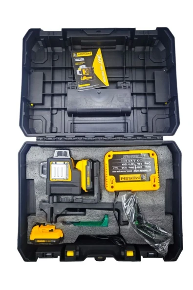 Meşem M-6305 Ccl-12 12 Köşeli Lazer 12V 2Ah ürün görseli 1