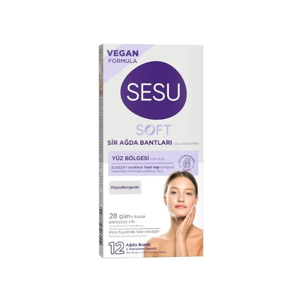 Sesu Sir Ağda Soft Yüz Bantları 12li ürün görseli 1