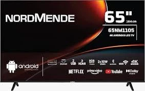 Nordmende 65NM1105 65" 164 Ekran Uydu Alıcılı 4K Ultra HD Android Smart LED TV ürün görseli 1