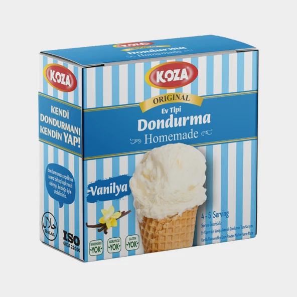Koza Vanilyalı Ev Tipi Dondurma Tozu ürün görseli 1