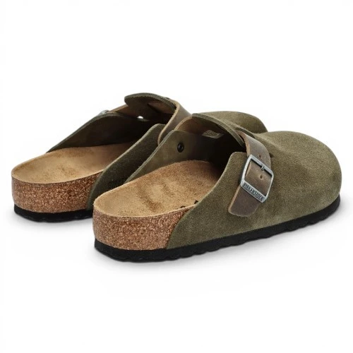 Birkenstock Boston Olive Green - Resim 3