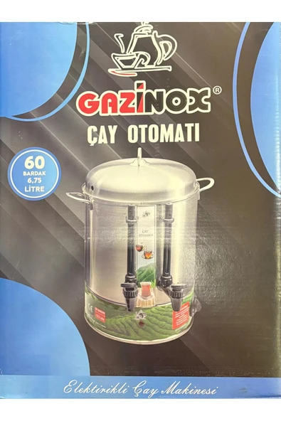 Gazinox 60 Bardak Elektrikli Çay Semaveri ürün görseli 1