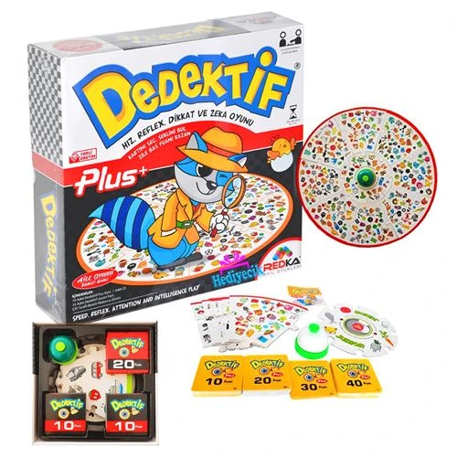 REDKA RD5317 DEDEKTİF PLUS AİLE KUTU OYUNU 3+ ürün görseli 1