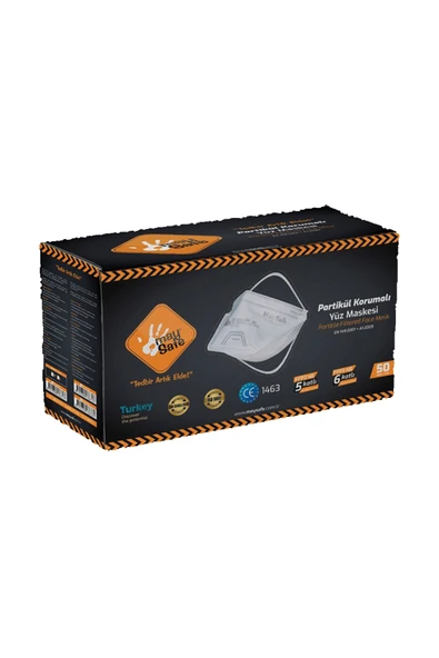 MaySafe Ventilli Toz Maskesi (25 ADET) - Resim 2