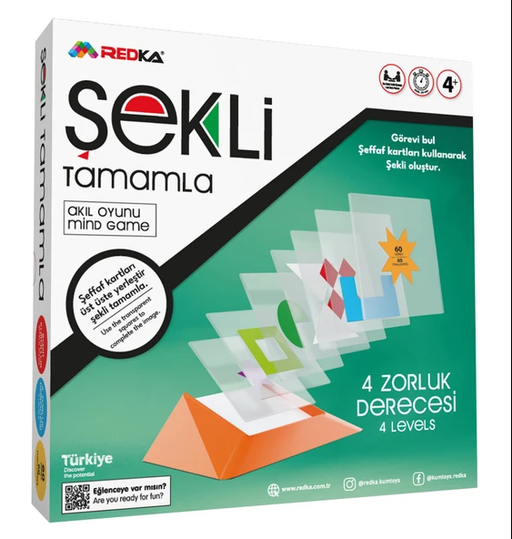 REDKA ŞEKLİ TAMAMLA RD5258 KUTU OYUNU 4+ ürün görseli 1