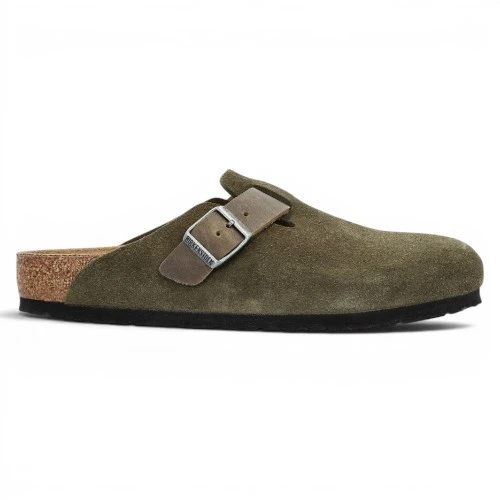 Birkenstock Boston Olive Green - Resim 7