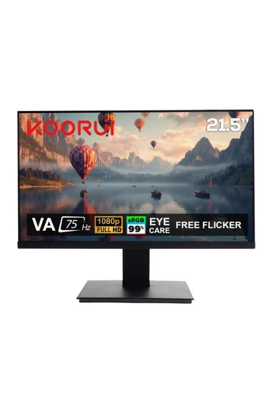 Koorui 22N1 21.5" 6 ms Full HD 75 Hz Monitör Outlet ürün görseli 1