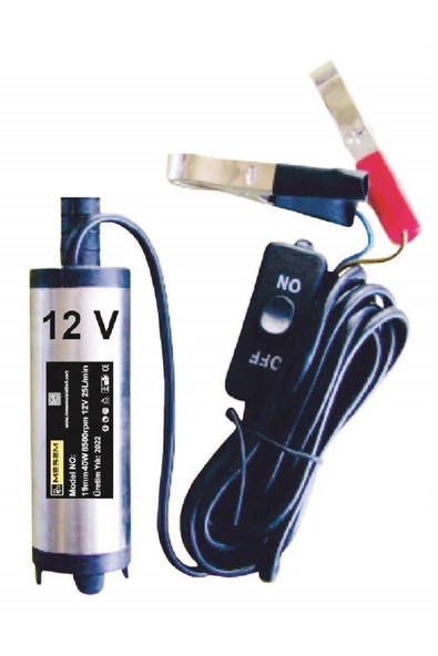 Meşem MEŞEM 5500 MAZOT POMPASI 51 MM-12V-40 WAT ürün görseli 1
