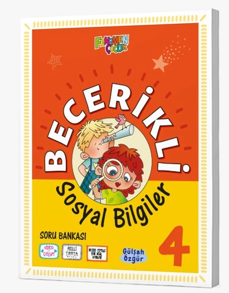 Fenomen Yayınları 4. Sınıf Becerikli Sosyal Bilgiler Soru Bankası ürün görseli 1