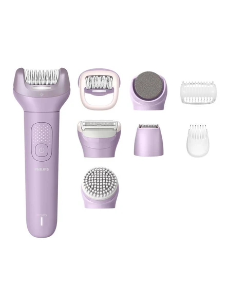 Philips 9000 Serisi BRE728/05 9 Başlıklı Kablosuz Islak Kuru Çok Fonksiyonlu Epilasyon Seti ürün görseli 1