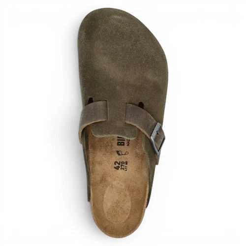 Birkenstock Boston Olive Green - Resim 4