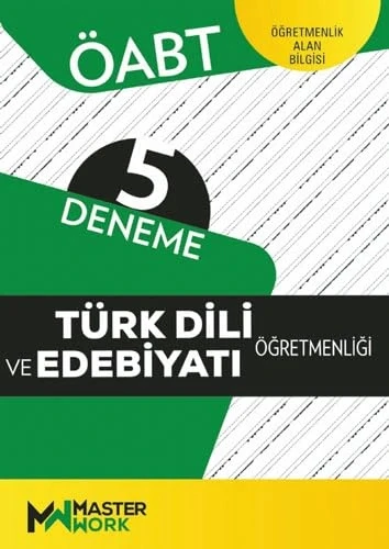 Öabt Türk Dili Edebiyatı Öğretmenliği 5 Deneme Master Work ürün görseli 1