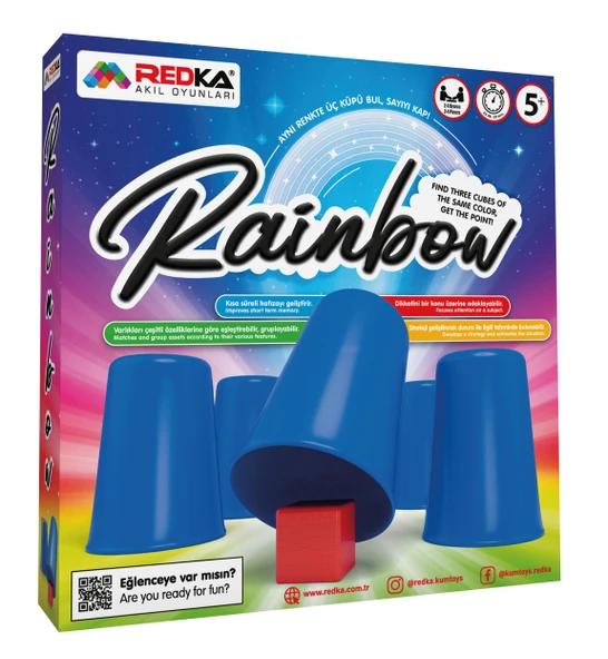 REDKA RD5440 RAİNBOW HAFIZA OYUNU 3+ ürün görseli 1