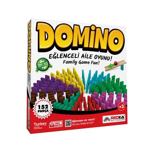 REDKA RD5445 DOMİNO KUTU OYUNU 152 PARÇA 3+ ürün görseli 1