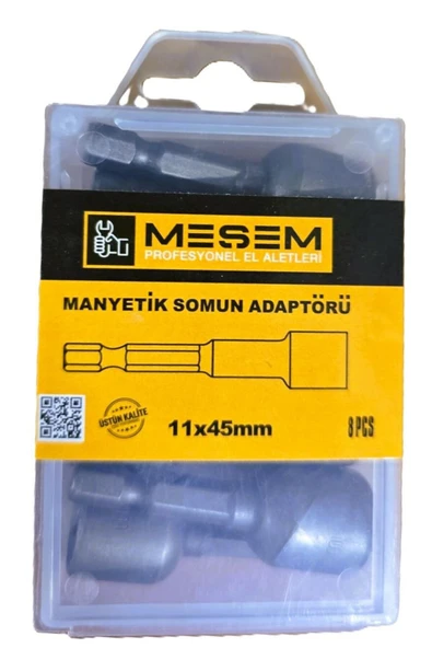 Meşem MEŞEM-3603-MANYETİK SOMUN ADAPTÖRÜ 11X45MM (8 ADET) ürün görseli 1