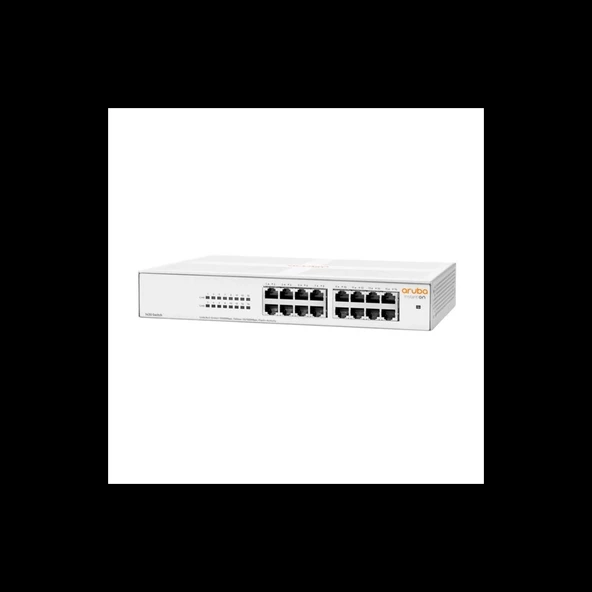 HP Aruba Instant On, R8R47A, 1430-16G, 16Port, GigaBit, Yönetilemez, Masaüstü Switch ürün görseli 1