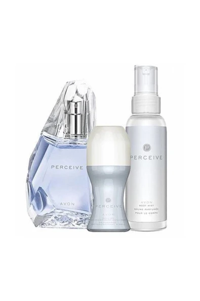 Perceive 50ml. Edp Kadın Parfüm Vücut Spreyi 100 Ml Ve Rool On ürün görseli 1