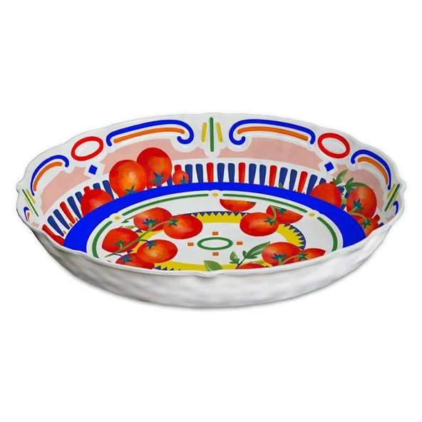 Baci Milano Dolce Vita Oval Servis Kasesi 33 cm, Melamin ürün görseli 1